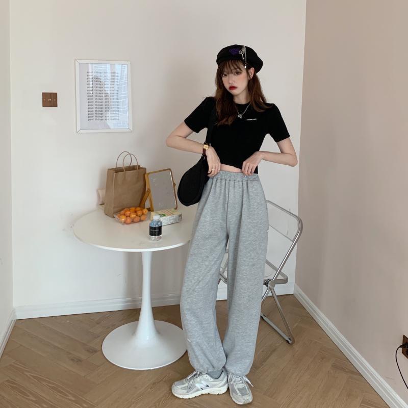 Áo Thun Cộc Tay Eo Cao Phong Cách Hàn Quốc Cho Nữ JL-TX-511