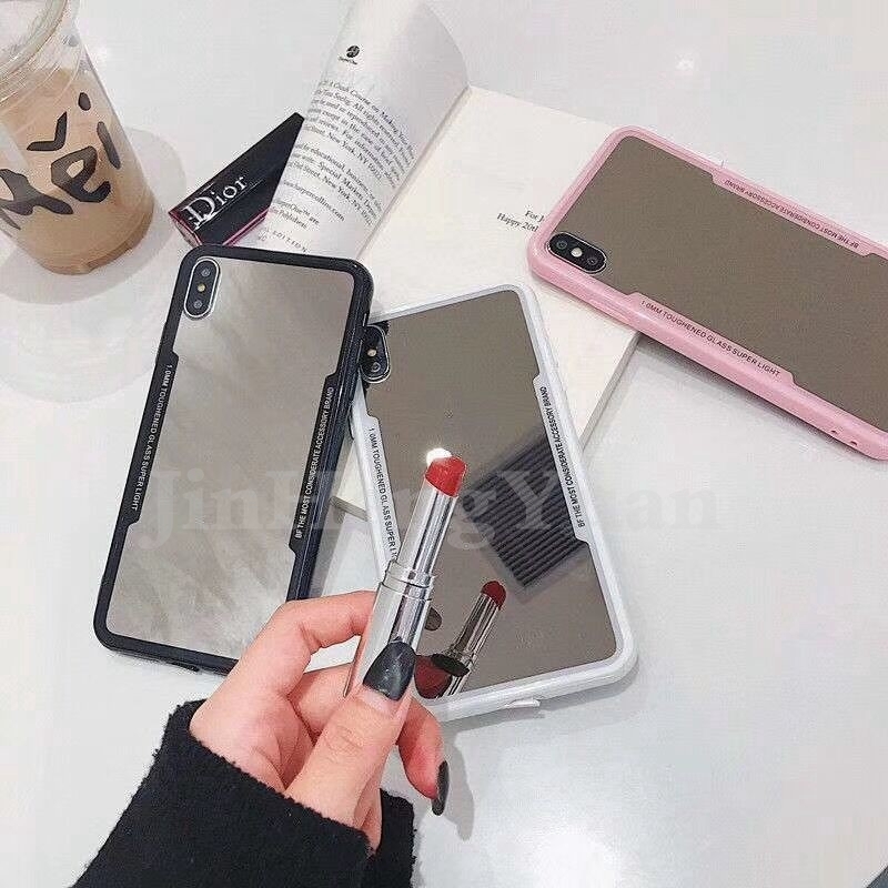 Ốp lưng nhựa tráng gương cho IPhone 6 6s 7 8 Plus X XS MAX XR IPhone 11 11Pro 11Promax