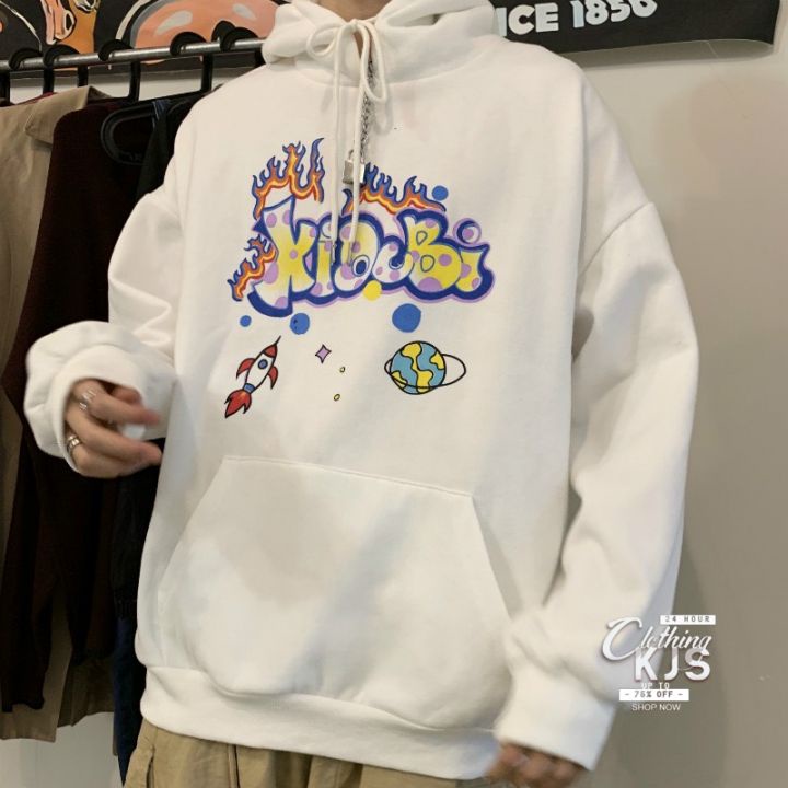 Áo Khoác Nỉ Nam Nữ - Áo Hoodie Lót Nỉ Bông Siêu Cute KJS Clothing Dáng Rộng Unisex Hàn Quốc AHD24 | BigBuy360 - bigbuy360.vn