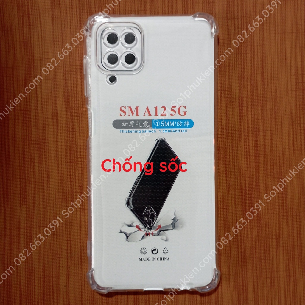 Ốp lưng Samsung A12 5G bảo vệ cam silicon dẻo, siêu bền, chống sốc