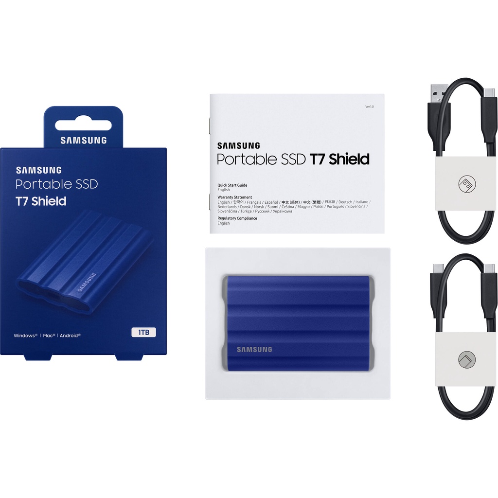 Ổ cứng di động SSD Portable Samsung T7 Shield 1TB - USB 3.2 Gen 2