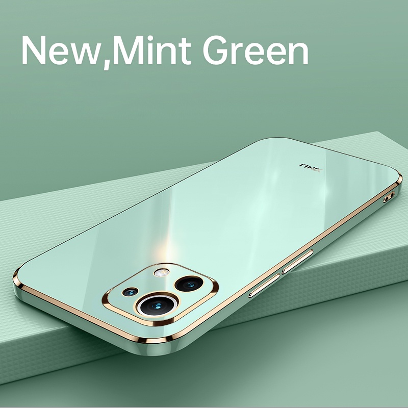 Ốp Điện Thoại Mềm Mạ Điện Cho Xiaomi 11 Lite 5G NE Mi 11 12 12X 12 Lite 12Pro Mi 11T Pro
