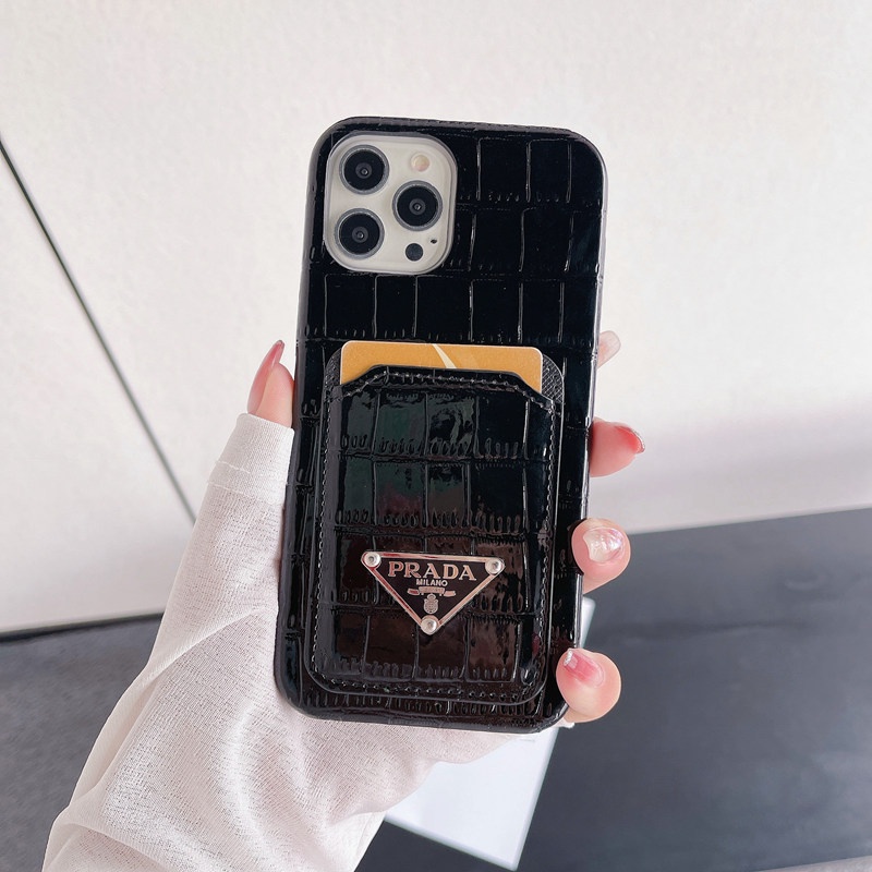 Ốp Điện Thoại Da Cá Sấu Sang Trọng Có Ngăn Đựng Thẻ Cho iPhone 14 Pro Max 13 Pro 11 Pro Max 11 14 Pro 13 Mini