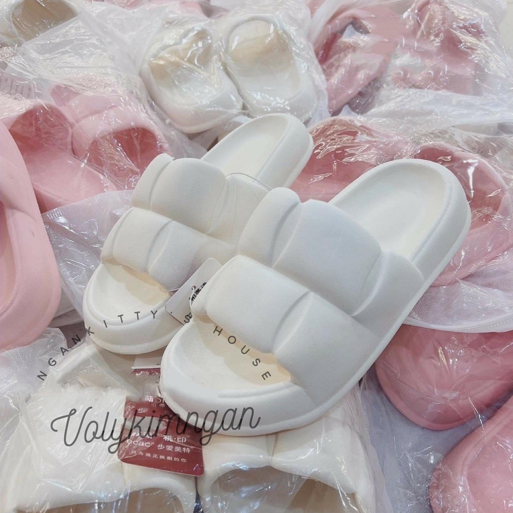 Dép bánh mì ô vuông