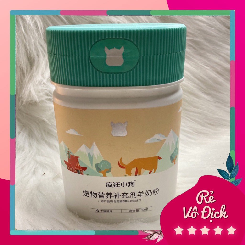 [Hỏa tốc TPHCM INBOX] Sữa dê cực thơm bổ sung canxi kích thích ăn cho chó mèo