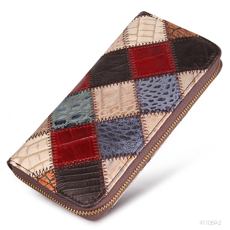 Ví da bò COBBLER LEGEND dáng dài có khóa kéo thời trang cho nữ