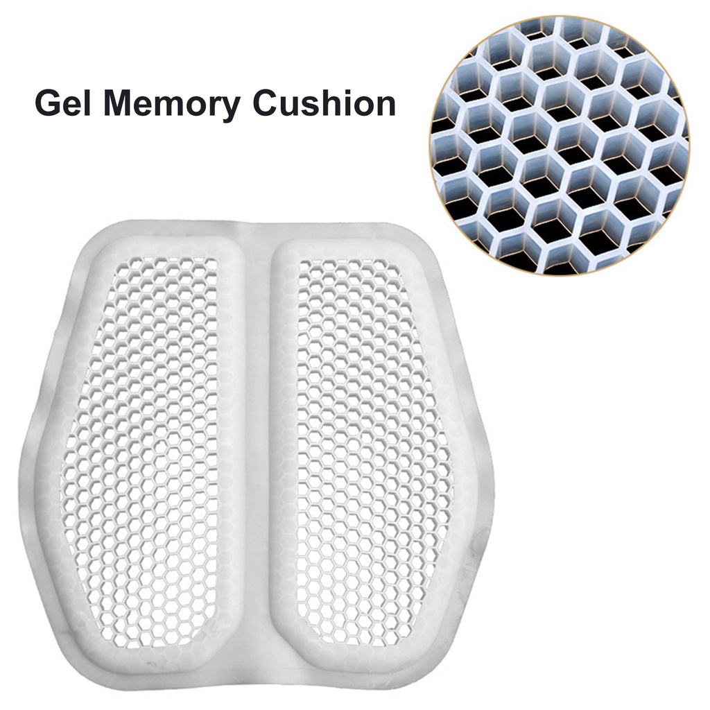 Pu Đệm Lót Ghế Ngồi Xe Hơi Dạng Gel Tổ Ong Độ Co Giãn Cao Đa Năng Tiện Dụng
