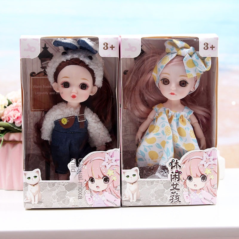 Bộ Đồ Chơi Búp Bê Barbie 16Cm Gyly380