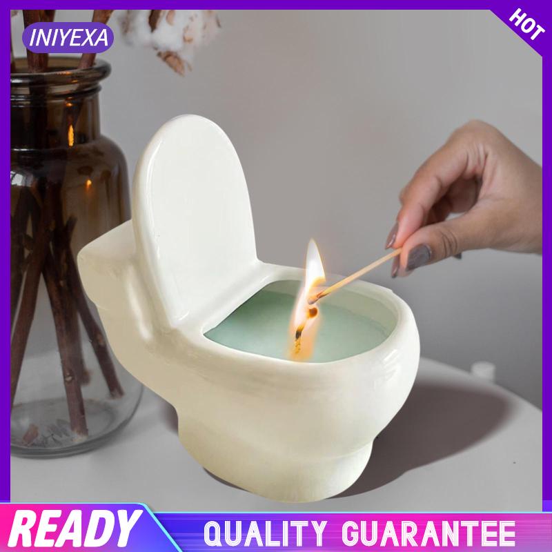 Nến thơm hình bồn cầu mùi hương lâu dành cho yoga