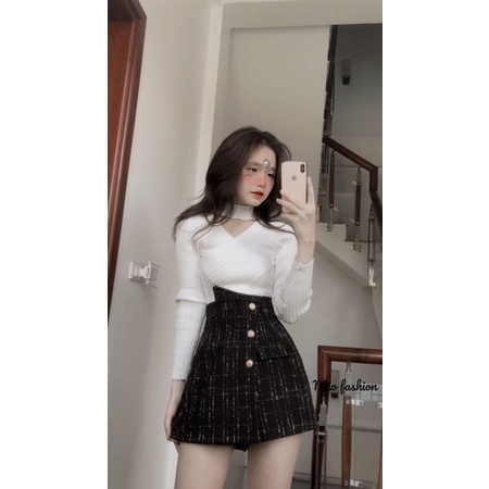 áo len tăm cổ v phối | BigBuy360 - bigbuy360.vn