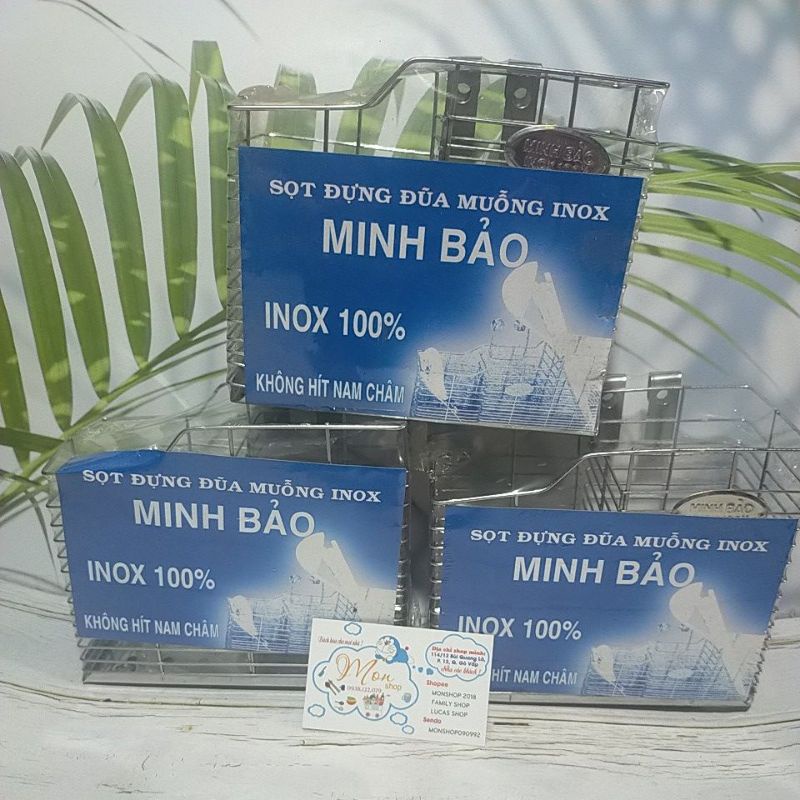 <Video SP> Ống Đôi Đựng Muỗng Đũa Inox Minh Bảo