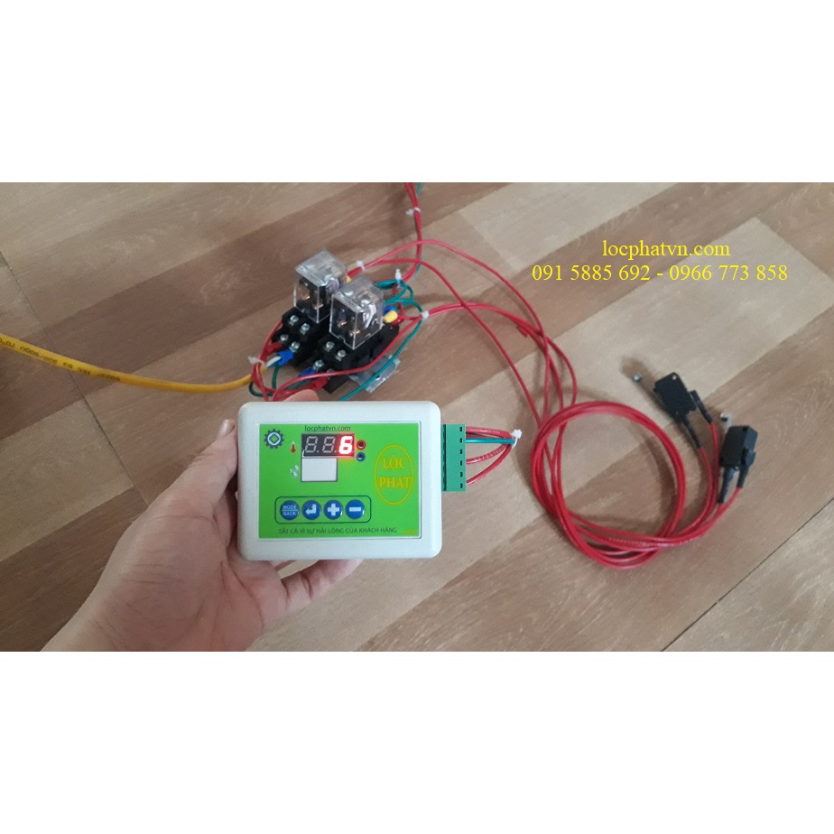 Bộ điều khiển đảo trứng công suất lớn Lộc Phát ĐKĐT-M200W phụ kiện máy ấp trứng