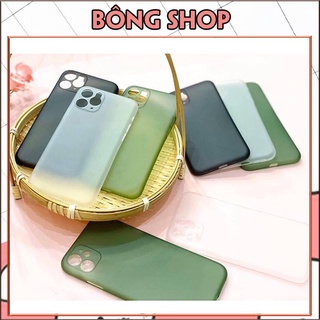 Ốp lụa nhám siêu mỏng, chống vân tay dành cho 6/6plus/6s/6splus/7/7plus/8/8plus/x/xs/11/12/pro/max/plus/promax