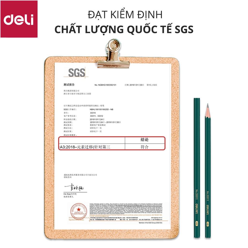 Bút chì lục giác Deli - loại 2B/HB - 10 chiếc/hộp - 33311 / 33312 [Deli]