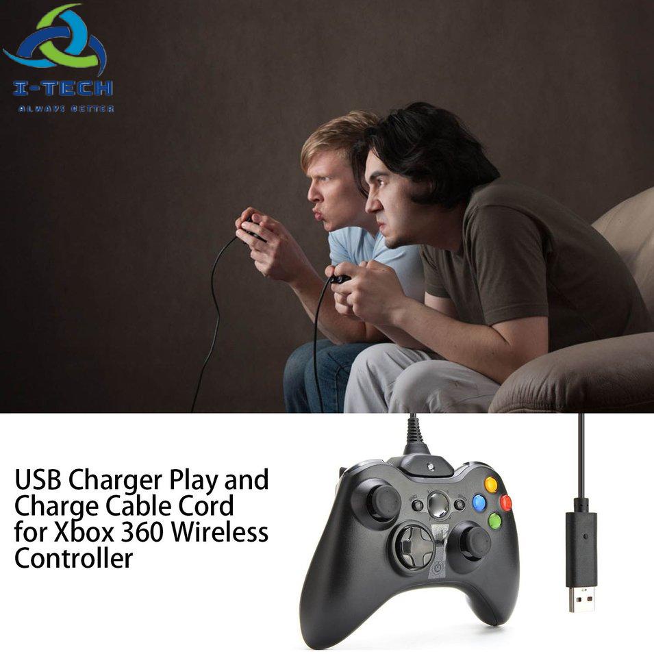 Dây Cáp Sạc Usb Cho Tay Cầm Không Dây Xbox 360