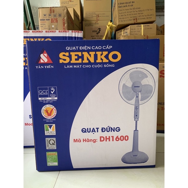 QUẠT SENKO. Quạt Đứng Senko Model DH1600. Hàng Chính Hãng Cty Đầy Đủ Bảo Hàng