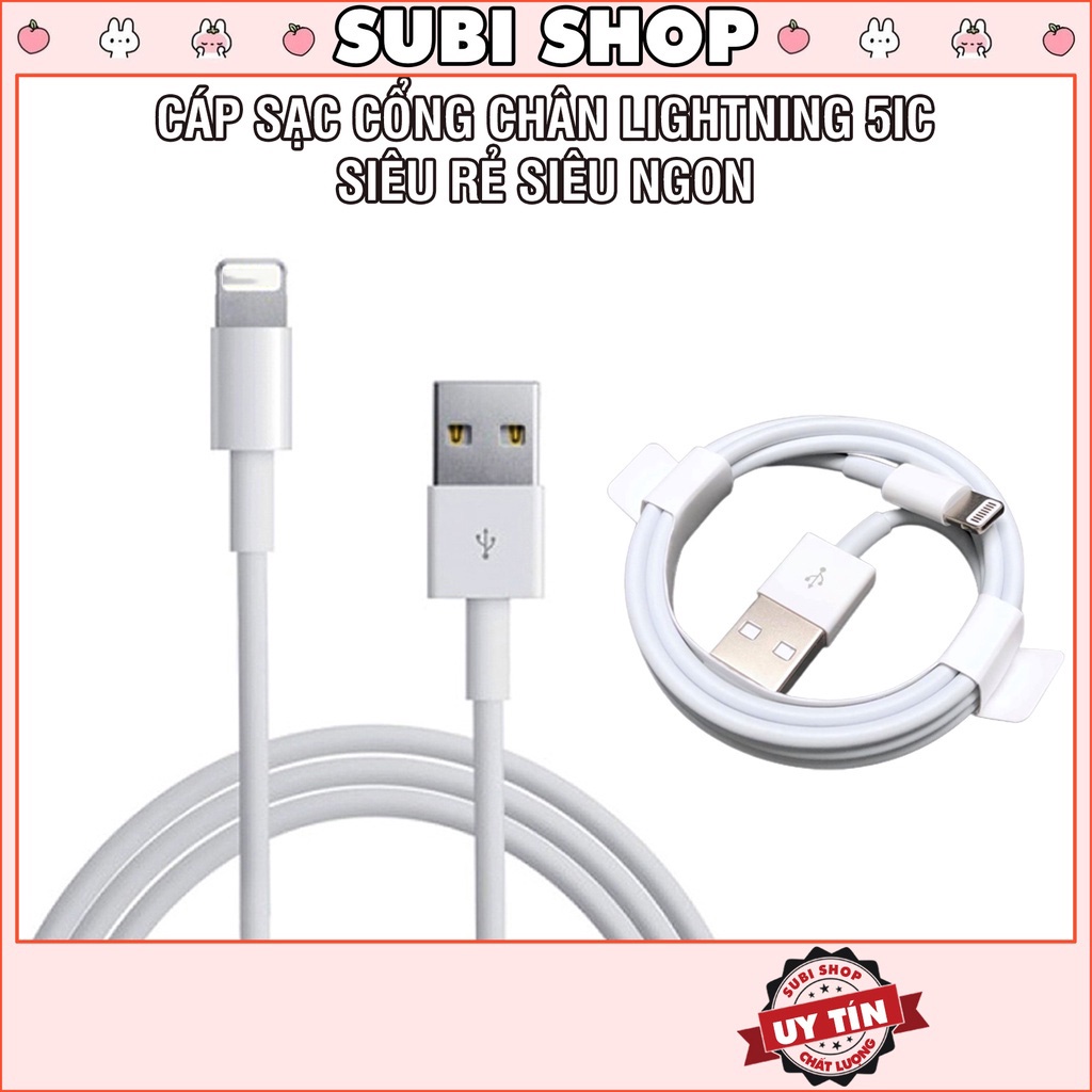 Cáp Sạc Điện Thoại 5ic Hàng Chuẩn Phụ Kiện Điện Thoại 5/5s/6/6plus/6s/6splus/7/7plus/8/8plus/x/xr/xs/11/12/13/pro/max