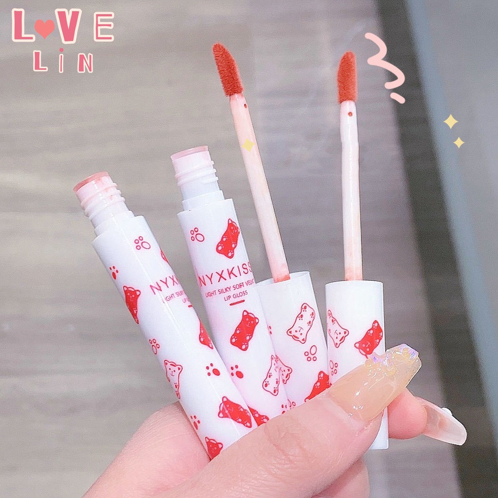 Set 7 Son Môi Juxian Màu Trắng Lì Không Phai Màu Xinh Xắn Cho Nữ