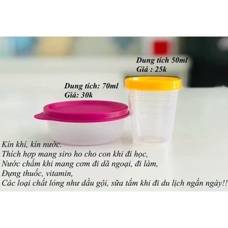 Hộp ăn dặm cho bé Tupperware ( không chọn màu)