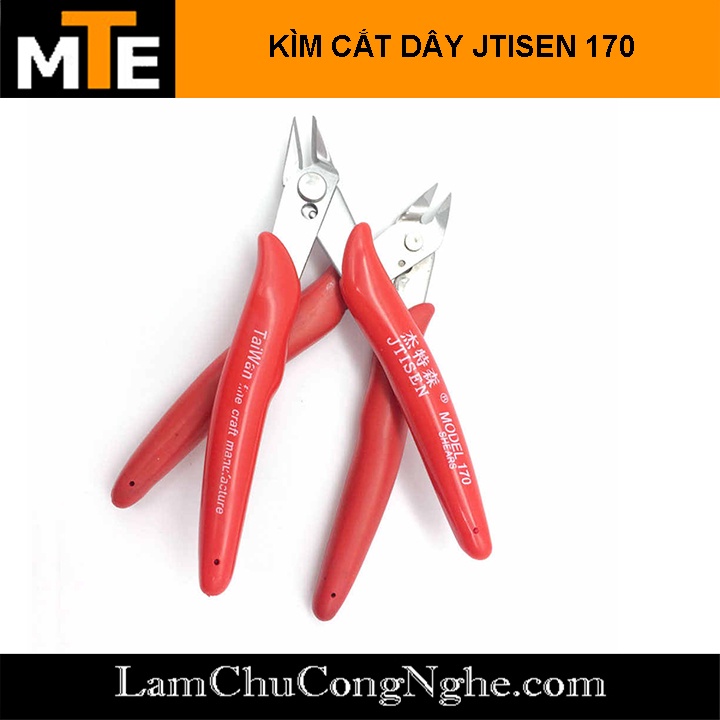 Kìm Cắt Dây, Cắt Chân Linh Kiện Không Gỉ JTISEN 170