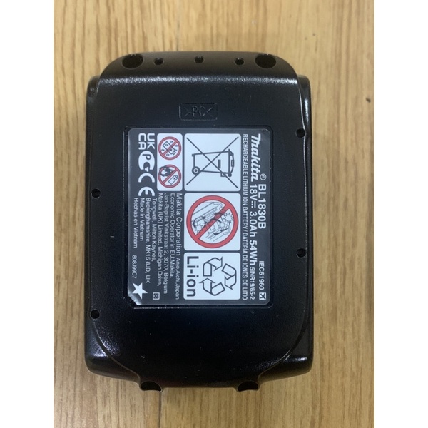 Vỏ pin Makita chính hãng 18V 3A,4A,5A dùng cho mạch zin báo pin