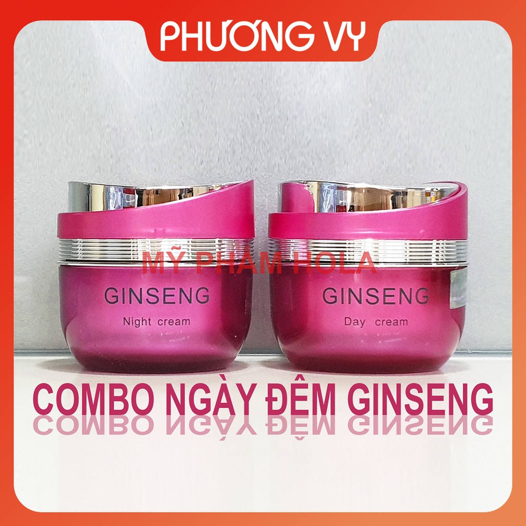 [CHÍNH HÃNG] COMBO ngày đêm Ginseng Nhân Sâm. chuyên làm mờ nám, tàn nhang và dưỡng trắng da Hàn Quốc, mỹ phẩm Ginseng.