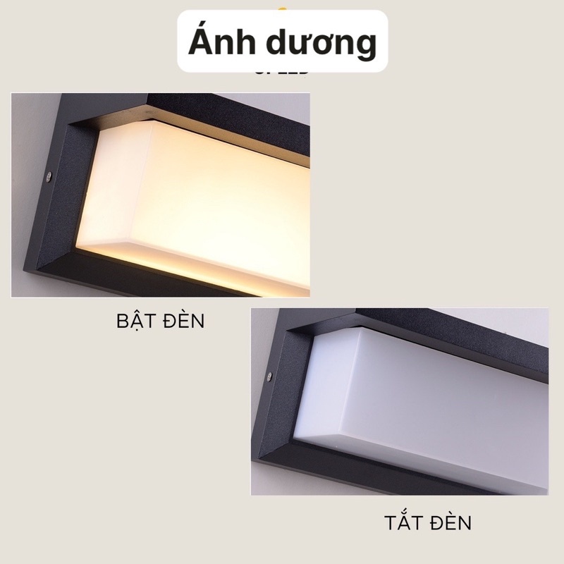 đèn trang trí tường Đèn gắn tường ngoài trời LED chống nước cao cấp LED trang trí hiên nhà, sân vườn 12w