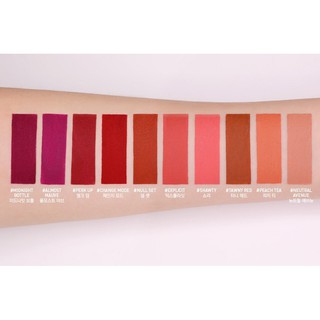 Son kem lì 3CE SOFT LIP LACQUER