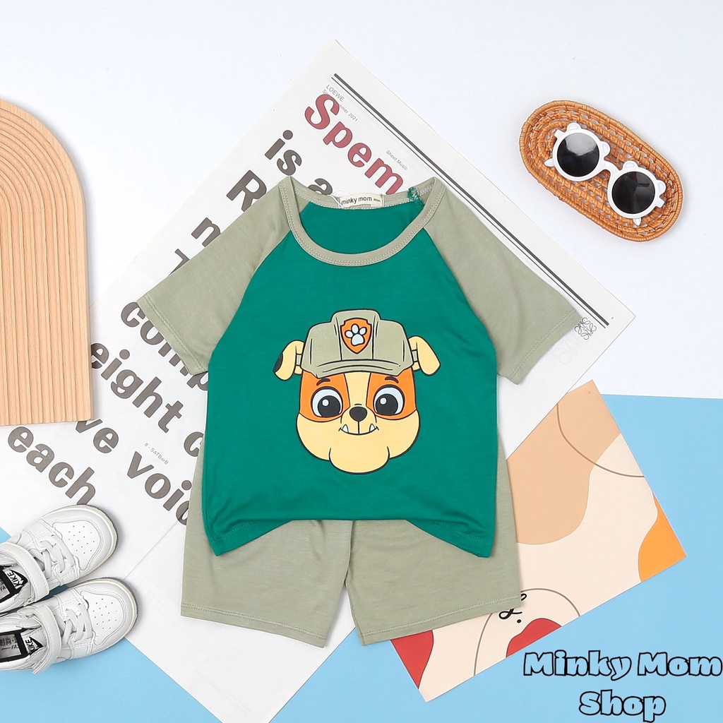 ✨Size(9-32Kg)✨Bộ MinKy Mom Thun LạnhFREE SHIPDể Thương Cho Bé Gái Bé Trai, Đủ Màu