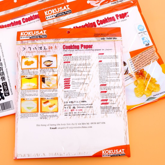 GIẤY THẤM DẦU KOKUSAI (Nhật Bản) - 20 tờ