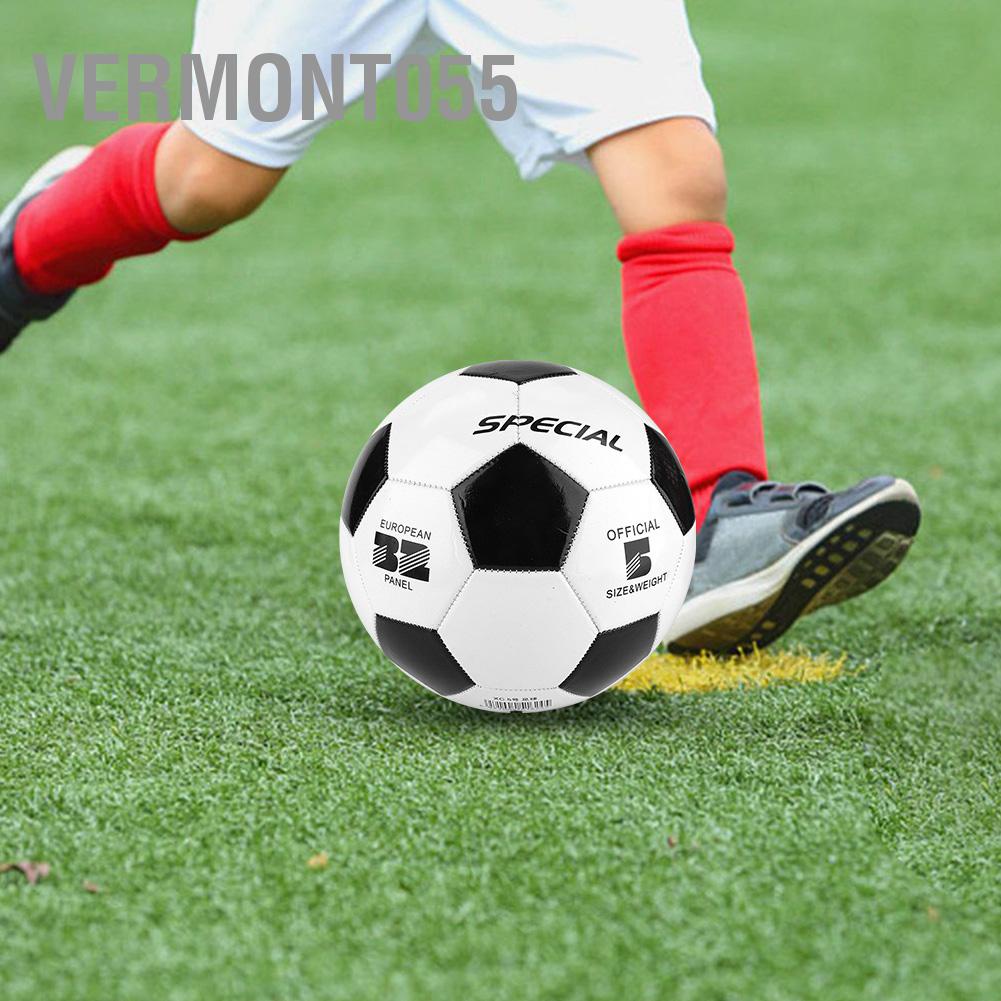 Có thể bán buôn Quả bóng đá màu đen trắng cỡ số 5 cho học sinh tập luyện Hàng giao ngay