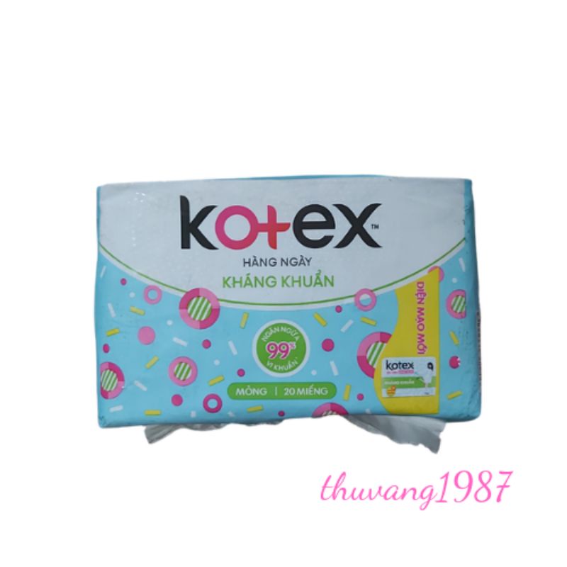 Băng vệ sinh kotex hàng ngày 20 miếng