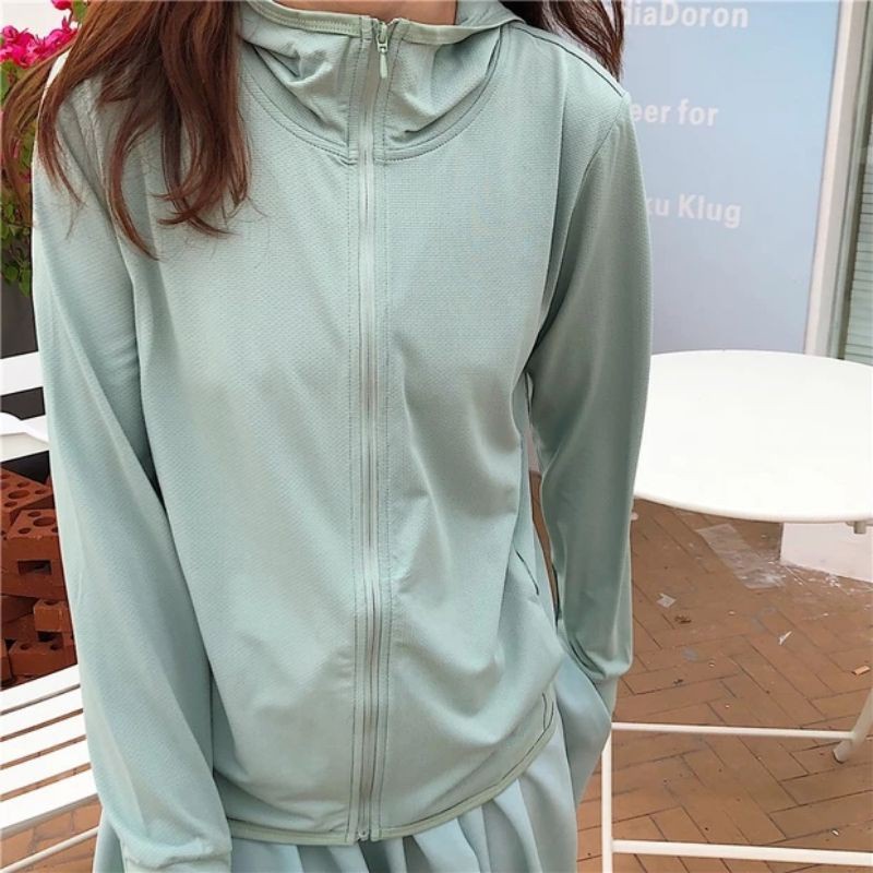 Áo chống nắng thông hơi kim cương TÚI CUỘN cho bạn nữ size 40 - 70kg