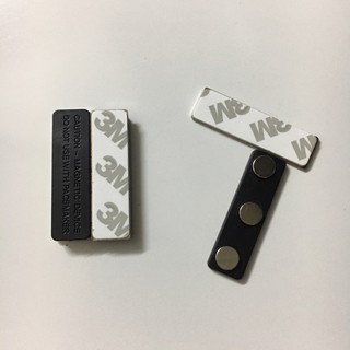 Thẻ tên nhân viên nam châm 3 nút