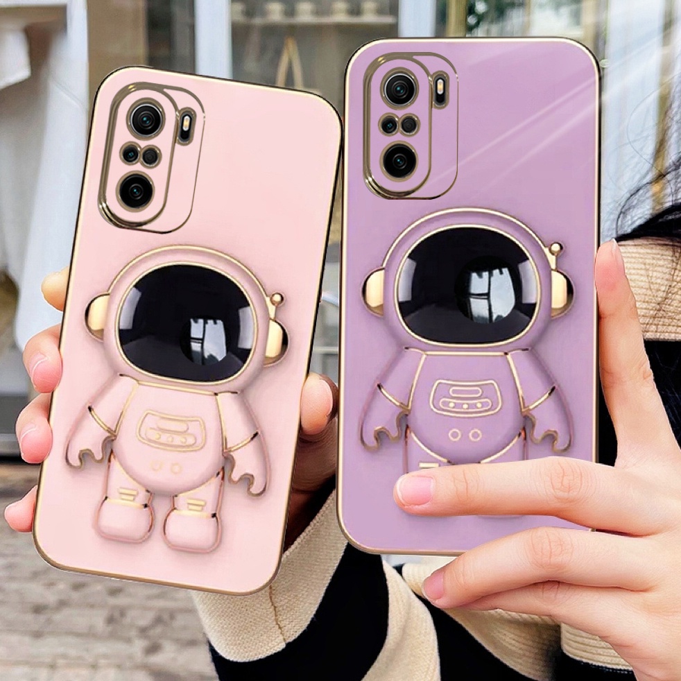 Ốp Điện Thoại Mềm Chống Sốc Kèm Chân Đỡ Cho Xiaomi Poco M4 X4 X3 M3 Pro Redmi Note 11 11S 10 10S 10A 10C