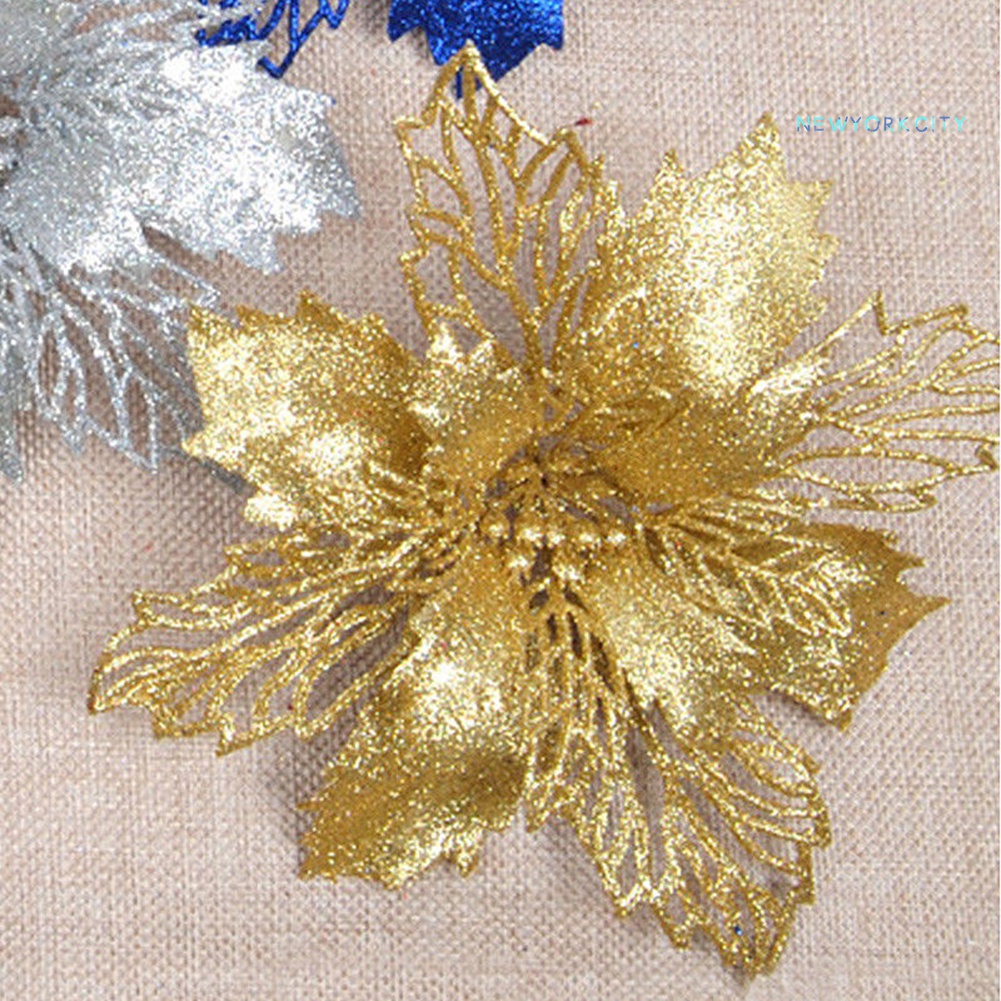 Cây Hoa Giả Bằng Nhựa Trang Trí Giáng Sinh