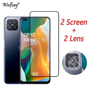 Kính Cường Lực Bảo Vệ Màn Hình 4 Trong 1 Cho Oppo Reno4 Z F 5g Oppo Reno4 Pro 5g