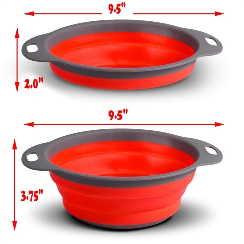 Rây Lọc Rau Củ Quả Bằng Silicone Có Thể Gấp Gọn