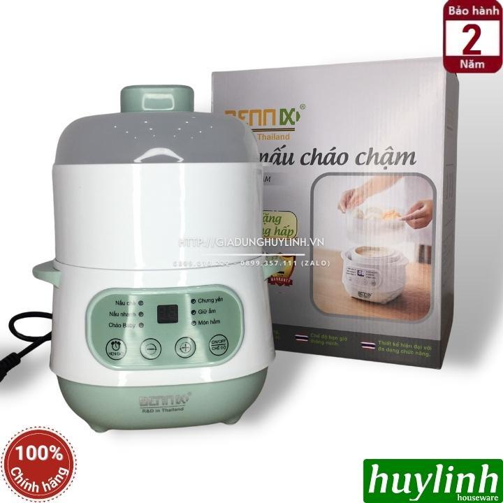 [Mã ELHAMS5 giảm 6% đơn 300K] Nồi chưng yến, nấu cháo chậm Bennix BN-100A Steam - 1 lít - Có xửng hấp