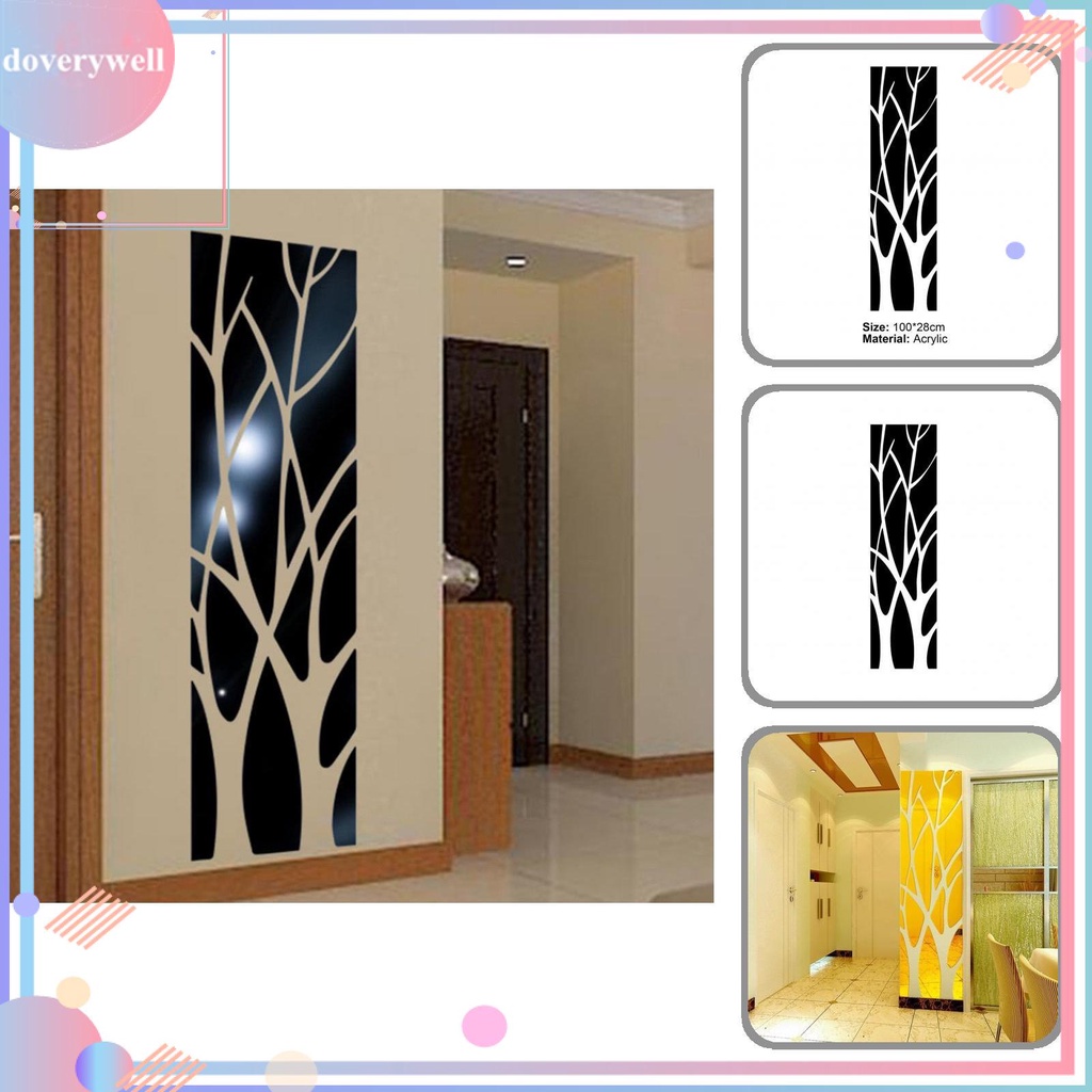 Miếng dán tường bằng acrylic tráng gương chống thấm nước trang trí nhà cửa