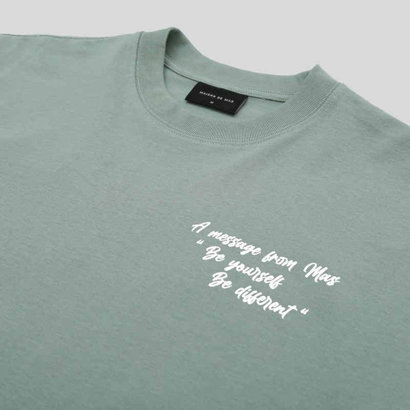 Áo Thun Me Myself And I - Green Bean