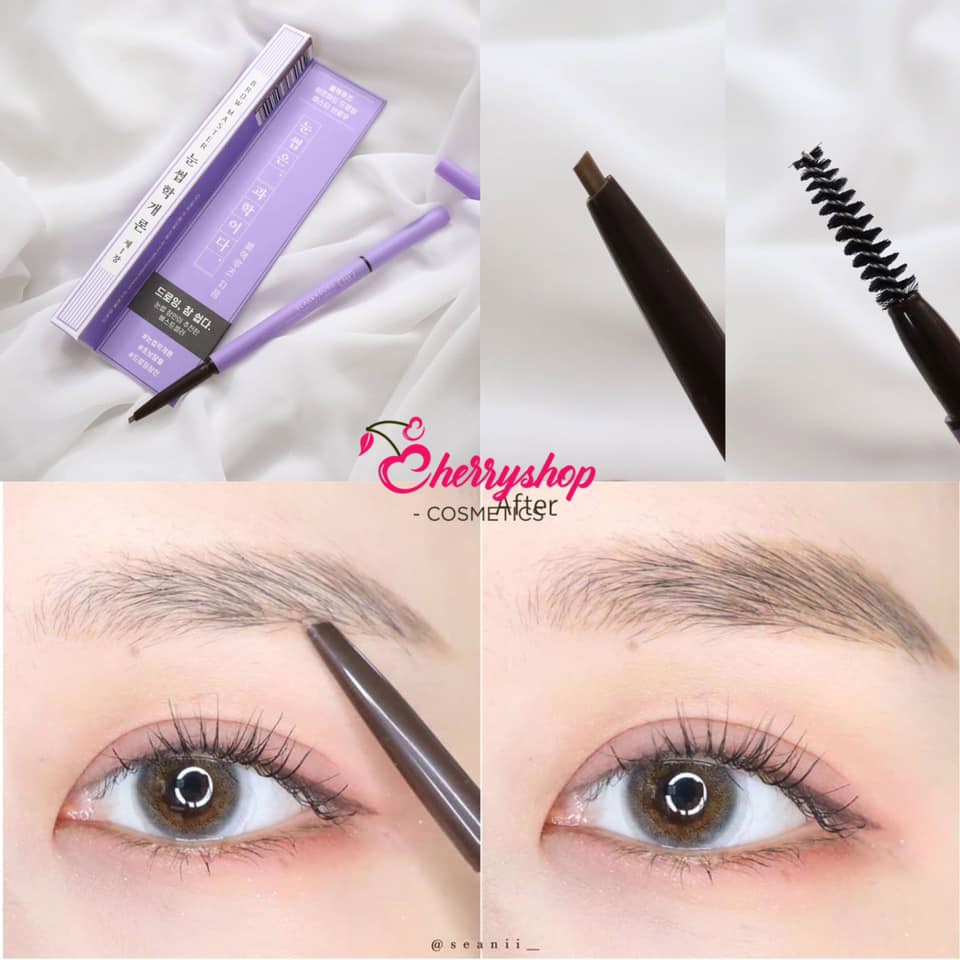 Chì kẻ mày Black Rouge Half-Hard Drawing Master Eyebrow
