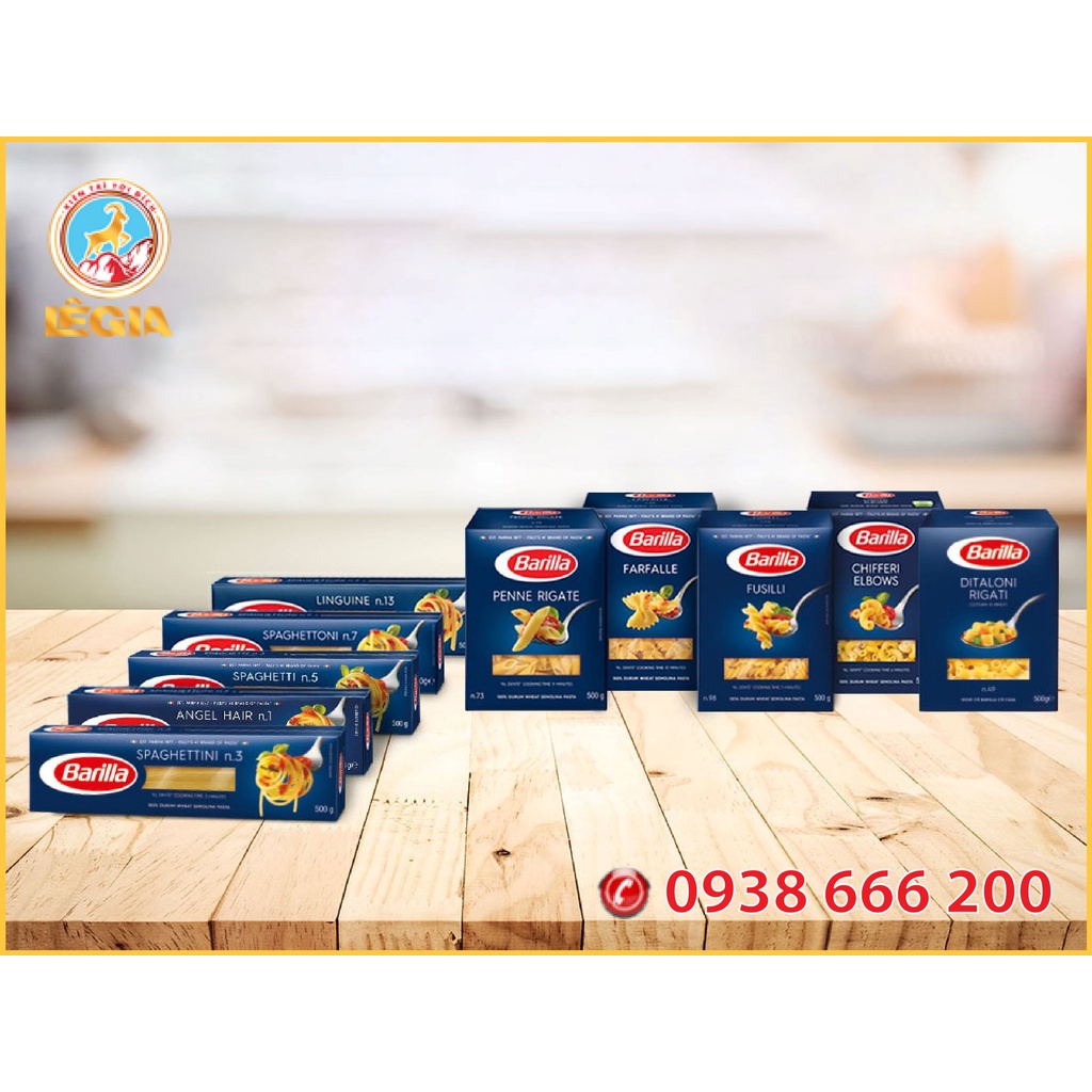MÌ NUI HÌNH NƠ FARFALLE BARILLA HỘP 500G