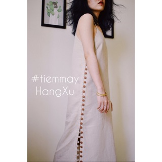Đầm linen suông