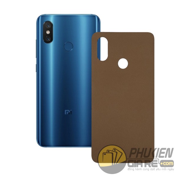 Miếng dán da Xiaomi Mi 8 da Nappa mềm mại, sang trọng