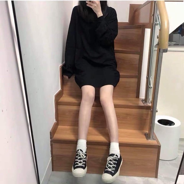 Sét váy nỉ bông :( áo váy + đai)