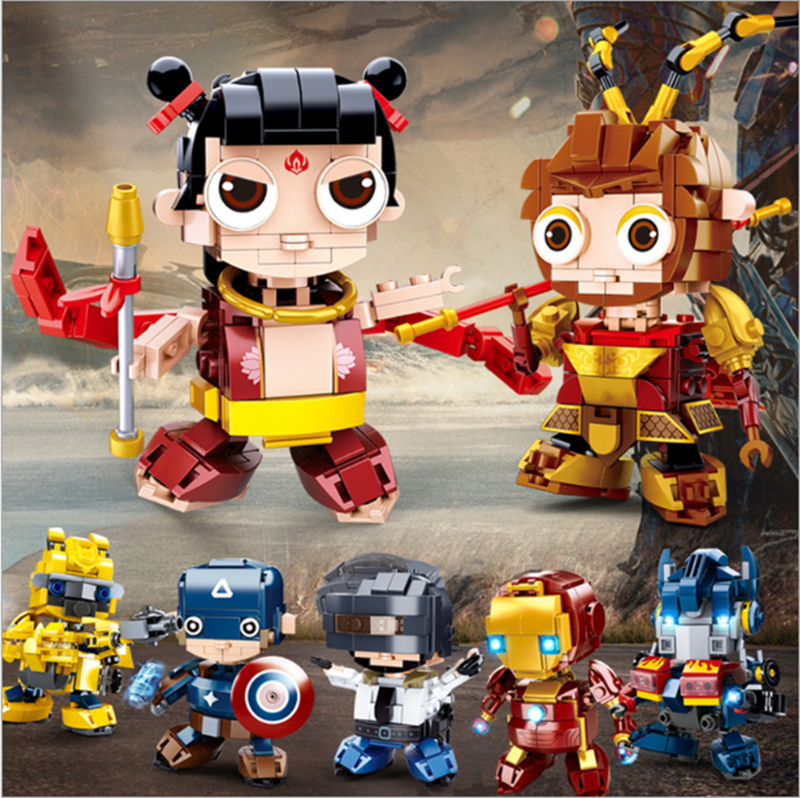 TRANSFORMERS Mô Hình Lắp Ráp Lego Nhân Vật Siêu Anh Hùng