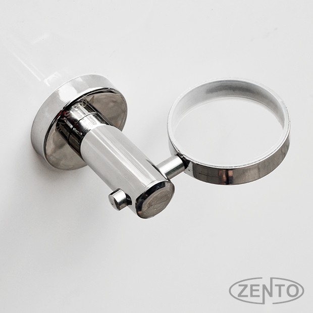 Cốc thủy tinh kèm kệ đơn inox Zento HA4603