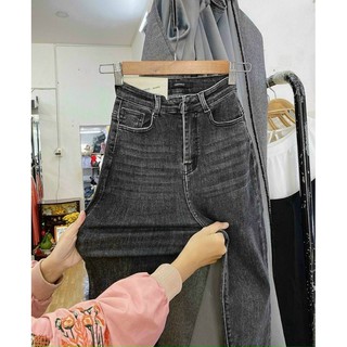 👉Jeans Dài Lưng Cao Co Giãn Trơn