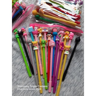 Set 20 bút bi cute, bút nước giá sỉ nhiều mẫu ngộ nghĩnh